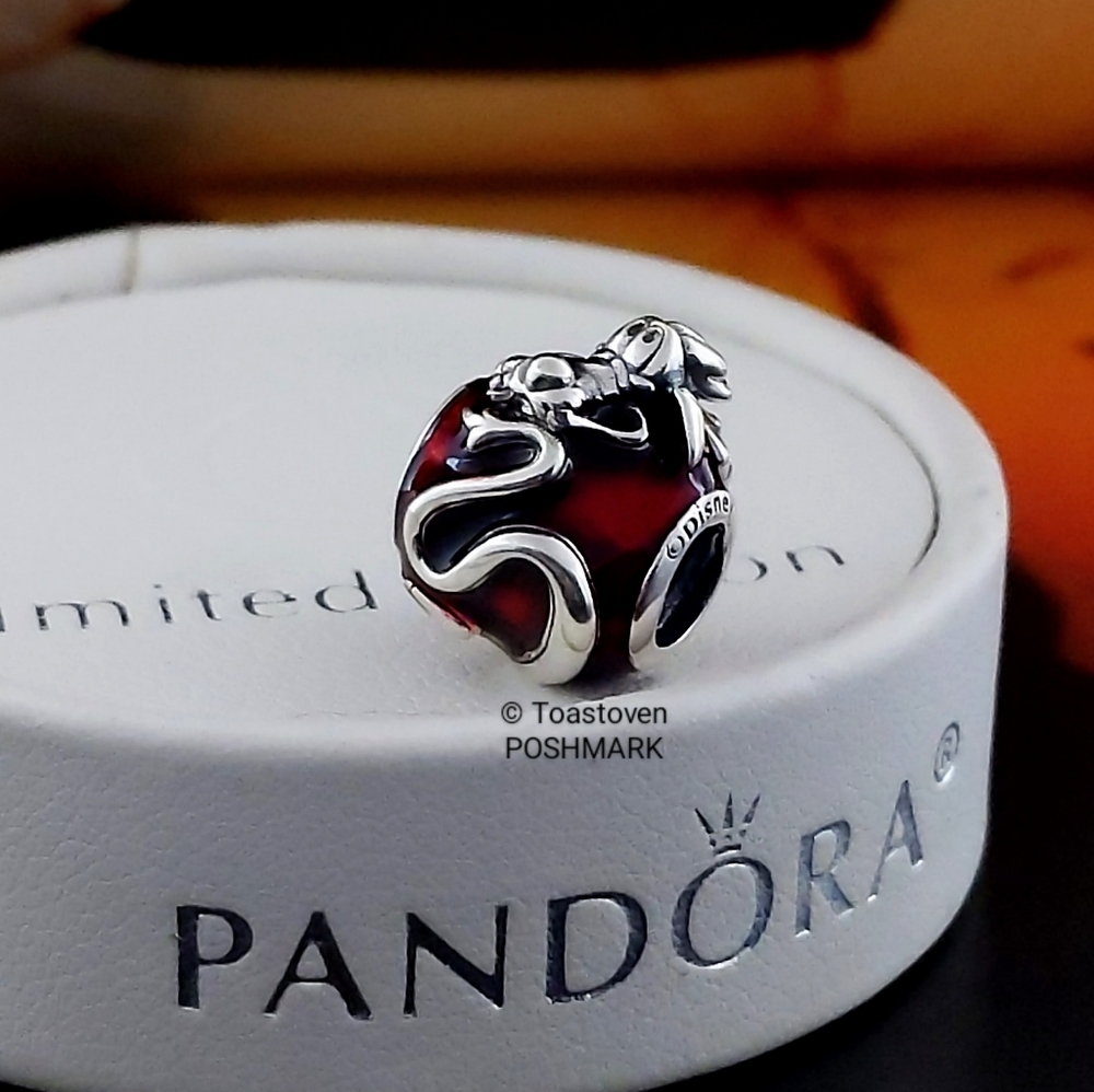 Pandora Disney Mulan Mushu Charm Enamel